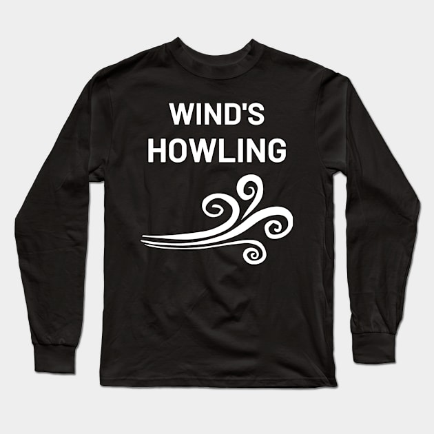 Wind's Howling Long Sleeve T-Shirt by RIVEofficial